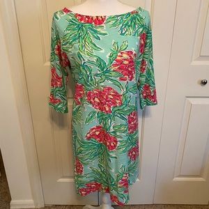 Lilly Pulitzer Floral Cotton Shirt Dress